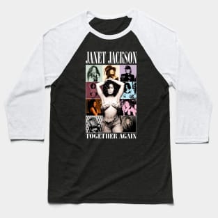 Janet Jackson Vintage Tour Concert Baseball T-Shirt